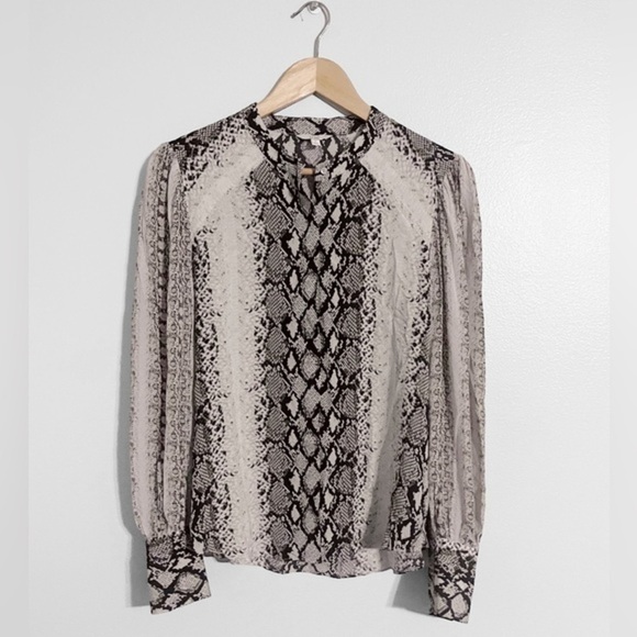 Joie Tops - Joie Talin Snake Print Blouse
